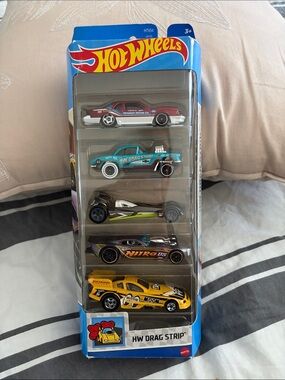 Mattel Hot Wheels 5-Car Drag Strip Pack